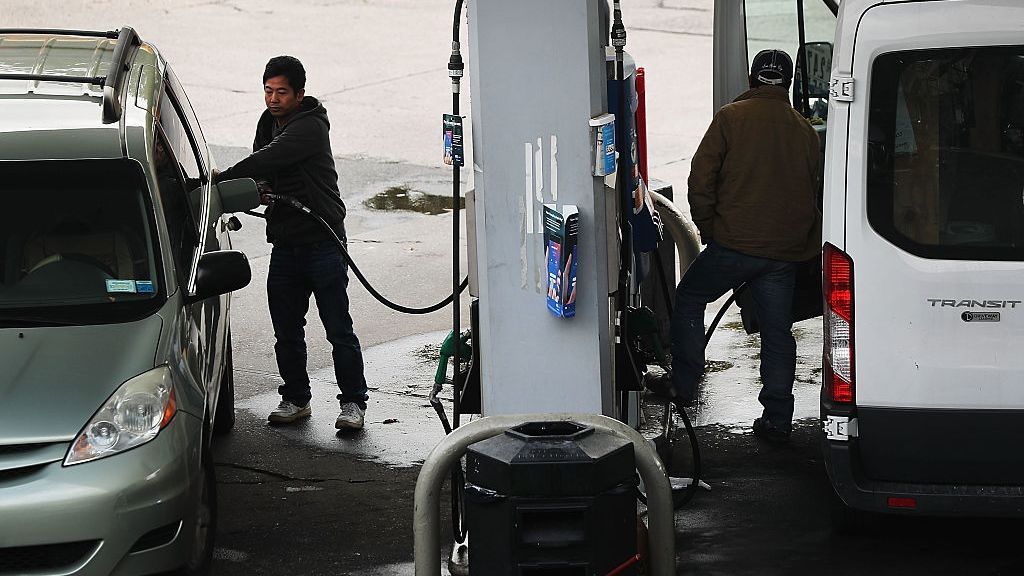 Gasoline is at the highest price level since late 2014, but marks a decline from the average of $3.40 per gallon realized for much of last month. (Spencer Platt/Getty Images)